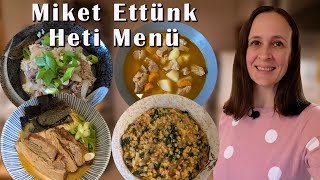 Miket Ettünk VLOG  Gulyásleves Vöröslencse Curry Ramen  ebéd és vacsora ötletek [upl. by Encratis]