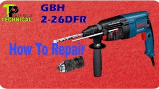 226 Bosch Rotary Hammer Drill Full Service How to repair bosch GBH 226 hammer [upl. by Zoeller]