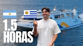 De Argentina a Uruguay en Ferry 🛳️ [upl. by Arihsat]