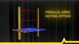 Muting safety light curtains  ReeR Safety SAFEGATE [upl. by Cnut]