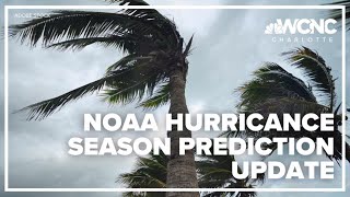 NOAA updates hurricane season predictions [upl. by Nohsreg205]