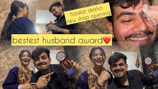 finally avinash ko bestest husband award mil hi gya❤️🫶🏻Avinashbanathiavlogs20 [upl. by Ayila]