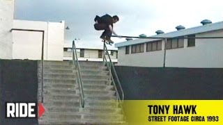 Tony Hawk  Lost Street Footage Circa 1993 [upl. by Hayalat341]