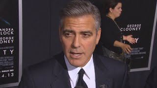 George Clooney Slams Magazine for Illegally Taking Twins Photos [upl. by Ahsilla503]