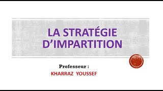 2BAC EOAE La stratégie dimpartition شرح بسيط [upl. by Yaf383]