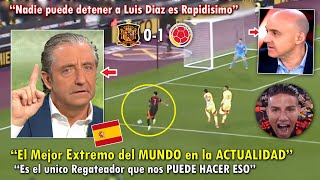 DESTROZADOS PERIODISTAS ESPAÑOLES REACCIONARON ASI a COLOMBIA VS ESPAÑA 01 HOY [upl. by Sainana]