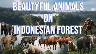 4K BEAUTYFUL ANIMALS ON THE INDONESIAN FORESTanimalword88 [upl. by Cotterell]