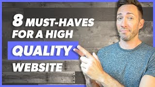 Website Checklist 8 MustHaves for a High Quality Website [upl. by Cyb]