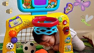 Vtech Smart Shots Sports Center Unboxing  Toddlers Learning and Playing Sports Toys [upl. by Mcmurry842]