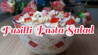 Creamy Fusilli Pasta Salad  Fusilli Pasta Salad  Pasta Recipe [upl. by Aletse280]