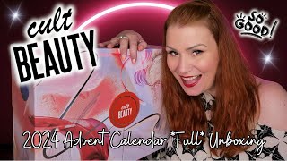 BETTER THAN LAST YEAR CULT BEAUTY 2024 BEAUTY ADVENT CALENDAR FULL UNBOXING [upl. by Niloc845]