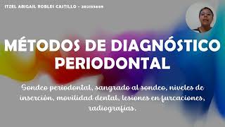 Métodos de diagnóstico periodontal [upl. by Egidius]