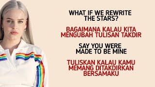 Anne Marie ft James Arthur rewrite the star lyrics terjemahan [upl. by Sidra]