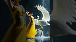 The girl transformed into a swan on AGT americagottalent agt talent [upl. by Lerred]