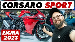 New 2024 Moto Morini Corsaro Sport 750 Unveiled EICMA 2023 [upl. by Yeltrab175]