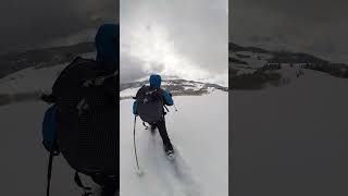 Deep Powder Telemark Skiing With My Flying Buddy [upl. by Andrews]