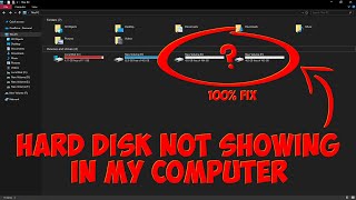 hard disk not showing in pc  hard disk not detecting in pc [upl. by Schnapp]