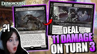 11 Damage on TURN 3😳NEW Orzhov Rooms Deck🤍🖤 Standard MTG Arena [upl. by Peace]