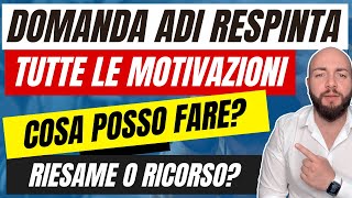 DOMANDA RESPINTA ASSEGNO DI INCLUSIONE come fare riesame [upl. by Eidnac]