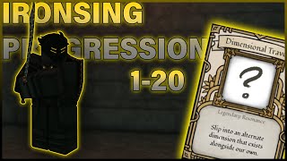 IRONSING KNIGHT Progression 120 Legendary Bell  Deepwoken [upl. by Cassella]