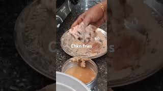 Very tasty peanut oil chicken fries very easy protein rich snack try it super dish delicious [upl. by Ahtenek32]