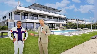 INSIDE a 125000000 Hamptons Beach Mansion [upl. by Haorbed]