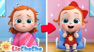 Babys First Haircut  Choose Your Hairstyle  Kids Songs amp Nursery Rhymes  LiaChaCha [upl. by Aguie520]