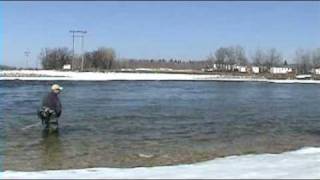 Fairford River Freeze Off  Fly Fishing Manitoba guided trips out of Winnipeg [upl. by Inger]