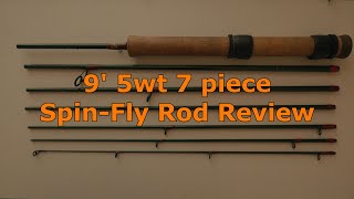 5wt 9 7pc SpinFly Rod Review [upl. by Janaya183]