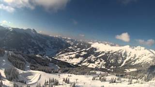 Gastein Skigebiet Dorfgastein aus der Luft Ski Amadé  Österreich [upl. by Vladimir]