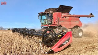 CASE IH 9250 AxialFlow Combine Operators Experience [upl. by Aicnelav778]