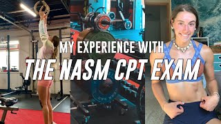 MY EXPERIENCE WITH THE NASM CPT EXAM what to study proctored online test etc [upl. by Asim]