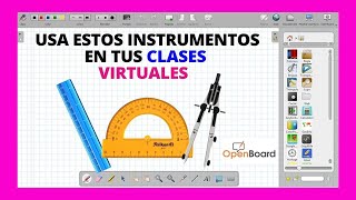 💥🚀 Pizarra Digital para CLASES VIRTUALES 👌💻 Pizarra digital OpenBoard ✅ Pizarra interactiva [upl. by Akir]