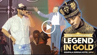 Brotherhood Jose Chameleon introduces Redsan from Kenya to mashup Legend in Gold Concert [upl. by Veriee433]