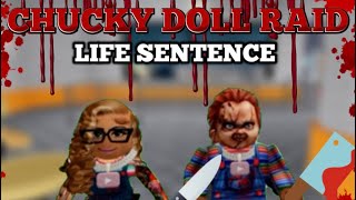 WE RAIDED A ROBLOX PRISON AS SCARY CHUCKY DOLLSroblox viralvideo prisongames funny chucky [upl. by Aneelad647]