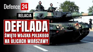 Defilada w Warszawie  Święto Wojska Polskiego 2024 [upl. by Silvano]