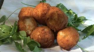 How To Do A Chunky Mozzarella Risotto Balls Recipe [upl. by Elbas160]