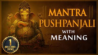 Ganesh Mantra Pushpanjali with Lyrics Om Yadnen Yadnya  Shemaroo Bhakti [upl. by Suhsoj]