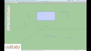 Tutoriel Sketchup  2  les bases de loutil ligne et la gestion des unités [upl. by Atteoj986]