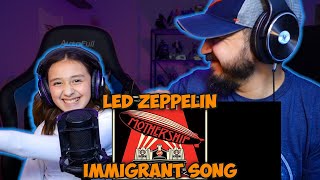 Teens ROCKING OUT Reaction to Led Zeppelins Immigrant Song  First time hearing [upl. by Eurydice]