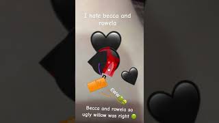 Becca645off rowelaLarizaofficial ❌❌❌❌❌❌❌❌ Willow0f0 Firve MOONabuser￼✨☀️✅✅✅✅ [upl. by Hill]