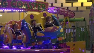 Spinning Coaster quotPREMIEREquot ONOFFRIDE Kinderstad Heerlen 2018 [upl. by Hennessey548]