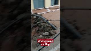 Underground cabling electrical cable underground [upl. by Ycal]