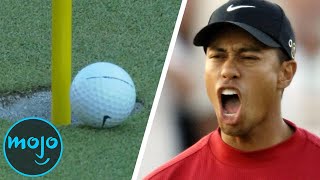 Top 10 Greatest Golf Shots Of All Time [upl. by Gonnella]