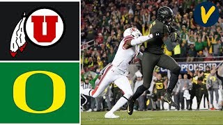 5 Utah vs 13 Oregon Highlights  2019 Pac 12 Championship [upl. by Haimaj980]