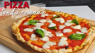 PIZZA tonda romana nel forno di casa  Scrocchiarella [upl. by Aicenev]