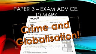 A Level Sociology 10 mark Globalisation  Crime  Paper 3 2020 [upl. by Ondrej830]