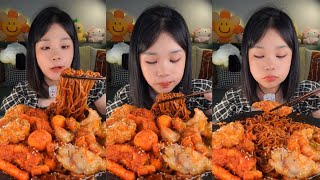 MUKBANG  ASMR  EATING FOOD 129 [upl. by Bedelia508]