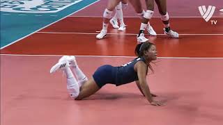 Justine WongOrantes BEST LIBERO in Olympic Games in Tokyo [upl. by Sajet844]