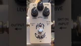 Crowther Audio NZ the Hotcake w Bass XLF amp  Cream Options Overdrive Distortion Pedal [upl. by Simonette]